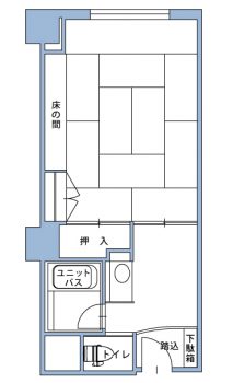 ワンちゃん同伴ルーム見取り図